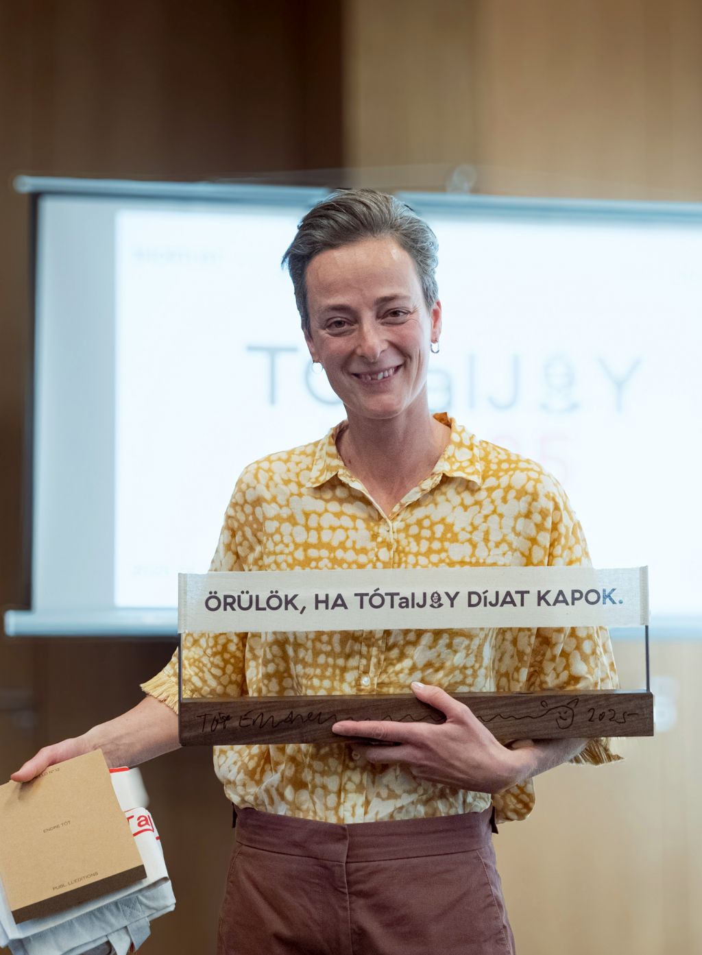 Congratulations to Dorottya Vékony, recipient of the TÓTalJOY Prize 2025!