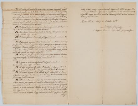 Documents of the National Picture Gallery (Országos Képtár)